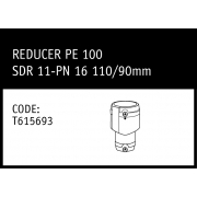 Marley Friatec Reducer PE100 SDR 11PN 16 110/90mm - T615693